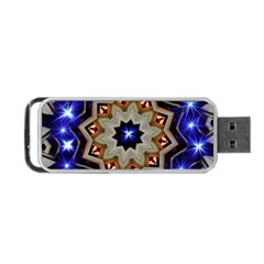 Background Mandala Star Portable Usb Flash (two Sides) by Mariart