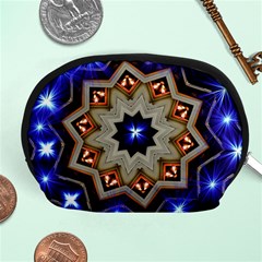 Background Mandala Star Accessory Pouch (medium) by Mariart