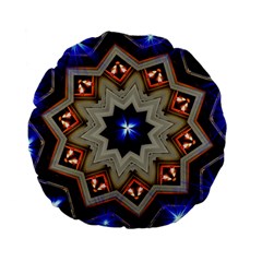 Background Mandala Star Standard 15  Premium Flano Round Cushions by Mariart