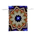 Background Mandala Star Lightweight Drawstring Pouch (S) Front