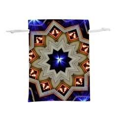 Background Mandala Star Lightweight Drawstring Pouch (m)