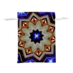 Background Mandala Star Lightweight Drawstring Pouch (l)