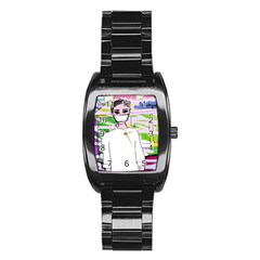 Nurse Stainless Steel Barrel Watch by snowwhitegirl