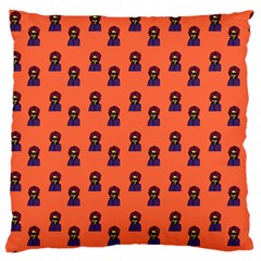 Nerdy 60s  Girl Pattern Orange Standard Flano Cushion Case (two Sides) by snowwhitegirl