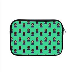 Nerdy 60s  Girl Pattern Seafoam Green Apple Macbook Pro 15  Zipper Case by snowwhitegirl