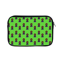 Nerdy 60s  Girl Pattern Green Apple Ipad Mini Zipper Cases by snowwhitegirl