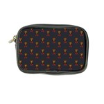 Nerdy 60s  Girl Pattern Grey Coin Purse Front