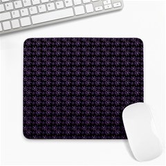 Lilac Firecracker Heart Pattern Large Mousepads by snowwhitegirl