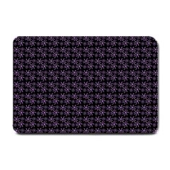 Lilac Firecracker Heart Pattern Small Doormat  by snowwhitegirl