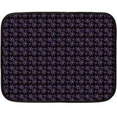 Lilac Firecracker Heart Pattern Fleece Blanket (mini) by snowwhitegirl