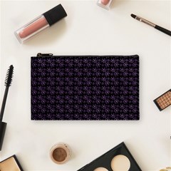 Lilac Firecracker Heart Pattern Cosmetic Bag (small) by snowwhitegirl