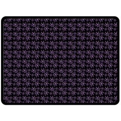 Lilac Firecracker Heart Pattern Fleece Blanket (large)  by snowwhitegirl