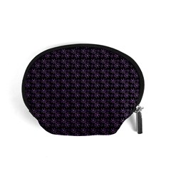 Lilac Firecracker Heart Pattern Accessory Pouch (small) by snowwhitegirl