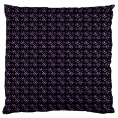 Lilac Firecracker Heart Pattern Large Flano Cushion Case (two Sides) by snowwhitegirl