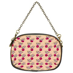 Cherries An Bats Peach Chain Purse (one Side) by snowwhitegirl