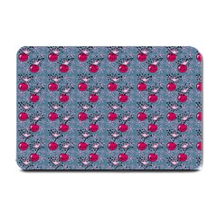 Cherries An Bats Small Doormat  by snowwhitegirl