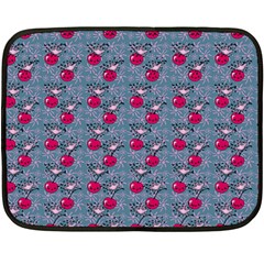 Cherries An Bats Fleece Blanket (mini) by snowwhitegirl