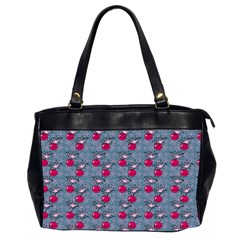 Cherries An Bats Oversize Office Handbag (2 Sides) by snowwhitegirl