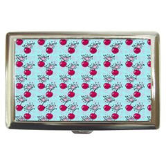 Cherries An Bats Aqua Cigarette Money Case by snowwhitegirl