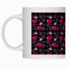 Cherries An Bats Black White Mugs by snowwhitegirl