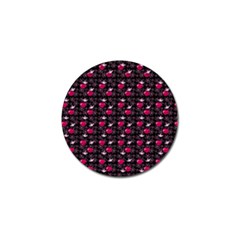 Cherries An Bats Black Golf Ball Marker by snowwhitegirl