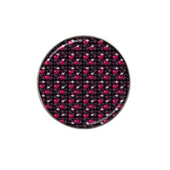 Cherries An Bats Black Hat Clip Ball Marker (10 Pack) by snowwhitegirl