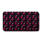 Cherries An Bats Black Medium Bar Mats 16 x8.5  Bar Mat