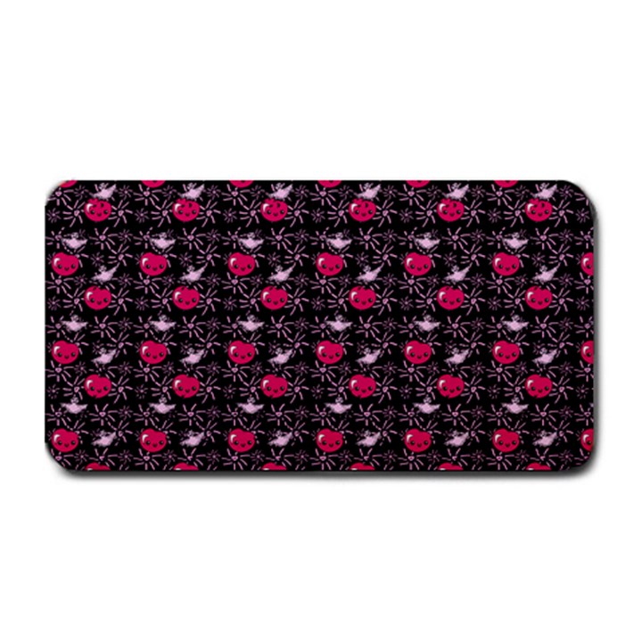 Cherries An Bats Black Medium Bar Mats