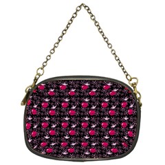 Cherries An Bats Black Chain Purse (one Side) by snowwhitegirl