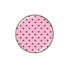 Peach Rose Pink Hat Clip Ball Marker (4 Pack) by snowwhitegirl