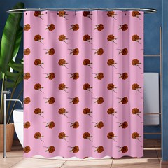 Peach Rose Pink Shower Curtain 60  X 72  (medium)  by snowwhitegirl