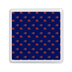 Red Rose Blue Memory Card Reader (square) by snowwhitegirl