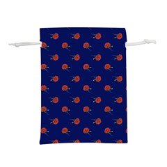 Red Rose Blue Lightweight Drawstring Pouch (s)