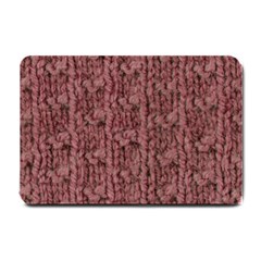 Knitted Wool Rose Small Doormat  by snowwhitegirl