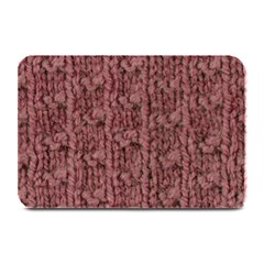 Knitted Wool Rose Plate Mats by snowwhitegirl