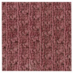 Knitted Wool Rose Wooden Puzzle Square