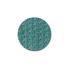 Knitted Wool Blue Golf Ball Marker (4 Pack) by snowwhitegirl