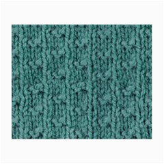 Knitted Wool Blue Small Glasses Cloth (2 Sides) by snowwhitegirl