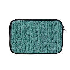 Knitted Wool Blue Apple Macbook Pro 13  Zipper Case by snowwhitegirl