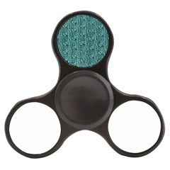 Knitted Wool Blue Finger Spinner by snowwhitegirl