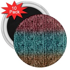 Knitted Wool Ombre 1 3  Magnets (10 Pack)  by snowwhitegirl