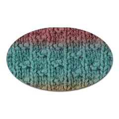 Knitted Wool Ombre 1 Oval Magnet by snowwhitegirl