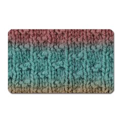 Knitted Wool Ombre 1 Magnet (rectangular) by snowwhitegirl