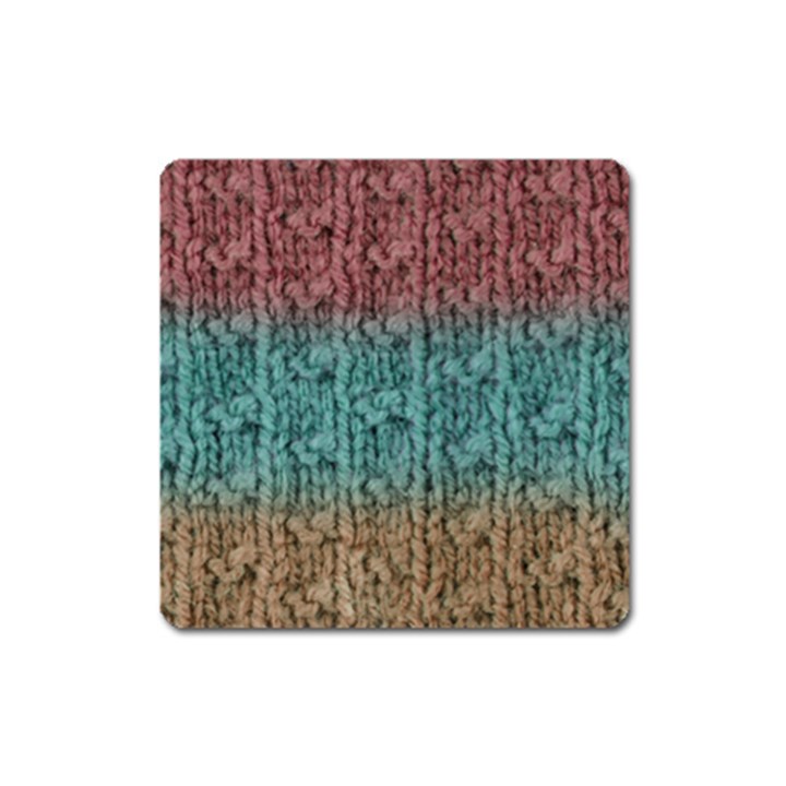 Knitted Wool Ombre 1 Square Magnet