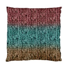 Knitted Wool Ombre 1 Standard Cushion Case (two Sides) by snowwhitegirl