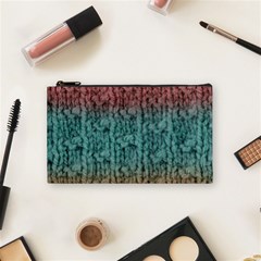 Knitted Wool Ombre 1 Cosmetic Bag (small)