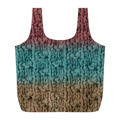 Knitted Wool Ombre 1 Full Print Recycle Bag (l) by snowwhitegirl