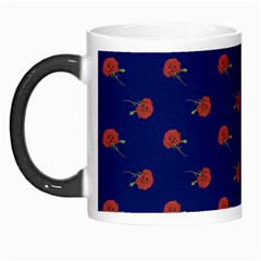 Red Rose Blue Morph Mugs by snowwhitegirl