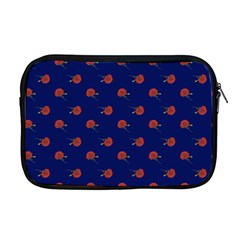 Red Rose Blue Apple Macbook Pro 17  Zipper Case by snowwhitegirl