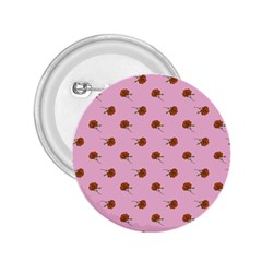 Peach Rose Pink 2 25  Buttons by snowwhitegirl